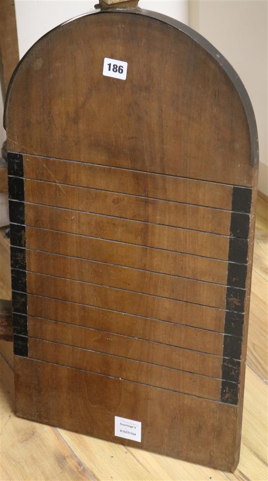 A 19th century shove hpenny board